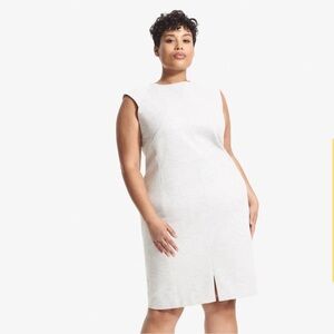 MM LaFleur Katie Dress-Twill Ponte Light
Heather Plus Size 2X NWT